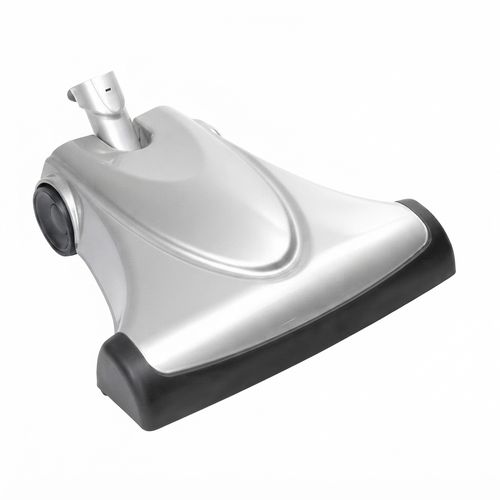 TurboCat Zoom Air Driven Central Vacuum Power Brush in Platinum Silver-Gray